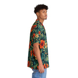 Tropical Hibiscus Hawaiian Shirt — Men's Floral Aloha Button-Up thumbnail 5