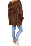 Cable-Knit Hooded Sweater thumbnail 2