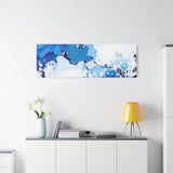 Abstract Blue Galaxy Canvas Print — Matte Stretched Wall Art thumbnail 93