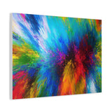 Abstract Color Explosion Matte Canvas Print thumbnail 50