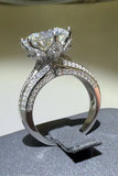 5 Carat Moissanite 925 Sterling Silver Ring thumbnail 6