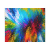 Abstract Color Explosion Matte Canvas Print thumbnail 10