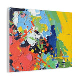 Abstract Color Splash Matte Canvas — Stretched Wall Art thumbnail 44