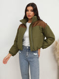 Two-Tone Zip-Up Puffer Jacket thumbnail 3