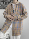 Men's Plus Size Plaid Button Up Shirt thumbnail 6