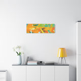 Abstract Orange & Green Canvas Art — Vibrant Modern Wall Decor thumbnail 69