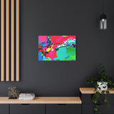 Abstract Neon Splash Matte Canvas Print — Vibrant Colorful Stretched Wall Art thumbnail 61
