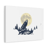 Howling Wolf Moon Matte Canvas Wall Art — Stretched 1.25" thumbnail 26
