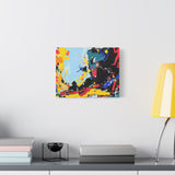 Abstract Color Splash Matte Canvas Print — Modern Stretched Wall Art thumbnail 36