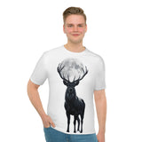 Men's T‑Shirt — Moon Stag Graphic Tee thumbnail 3