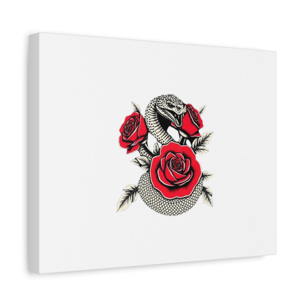 Matte Stretched Canvas - Snake Wall Art
