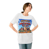 Welcome to Australia T-Shirt — Kangaroo, Emu & Snake Aussie Travel Tee thumbnail 4