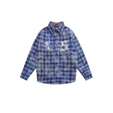 Men's Distressed Plaid Button-Up Shirt thumbnail 1