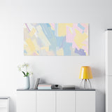 Pastel Abstract Brushstroke Canvas Wall Art thumbnail 96