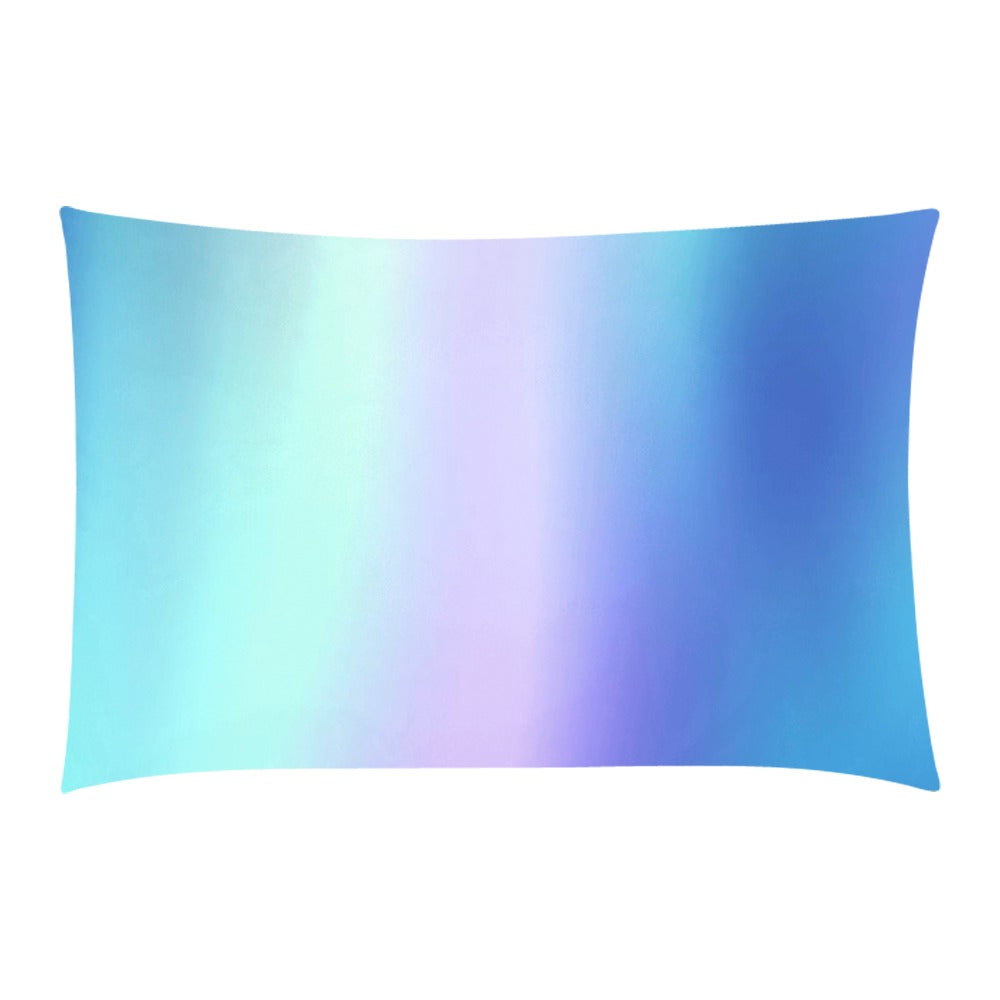 Blue & Purple Ombre Bedsheet Set – 3 Piece Duvet Cover Set