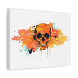 Skull Art Canvas Print – Vibrant Paint-Splash Skull Wall Decor thumbnail 32
