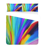 Abstract Art 3-Piece Bedding Set – Duvet Cover & Pillowcases, 86"x70", Soft Polyester Print thumbnail 2