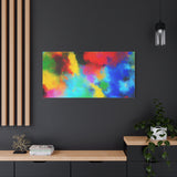 Abstract Color Burst Canvas Print — Vibrant Stretched Matte Wall Art thumbnail 85