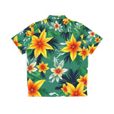 Tropical Hibiscus Hawaiian Shirt — Men's Floral Aloha Button-Up thumbnail 2