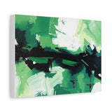 Abstract Green Brushstroke Canvas Print thumbnail 32