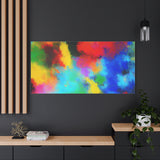 Abstract Color Burst Canvas Print — Vibrant Stretched Matte Wall Art thumbnail 97