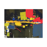 Abstract Color Splash Matte Canvas Print — Modern Stretched Wall Art thumbnail 10