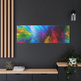Abstract Color Explosion Matte Canvas Print thumbnail 94