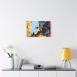 Abstract Color Splash Matte Canvas Print — Modern Stretched Wall Art thumbnail 51