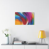 Abstract Rainbow Swirl Matte Canvas Print (Stretched) thumbnail 60