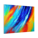 Abstract Rainbow Wave Matte Canvas Print — Vibrant Stretched Wall Art thumbnail 77