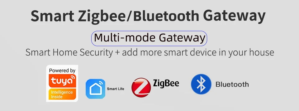 Tuya Wireless Smart Multi-Mode Gateway Hub – Bluetooth & ZigBee Mesh, Smart Life App, Alexa & Google Home Compatible