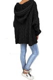 Cable-Knit Hooded Sweater thumbnail 6