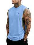 Men's Full Size Round Neck Tank Top Plus Size thumbnail 22