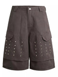 Men's Studded Cargo Capris thumbnail 1