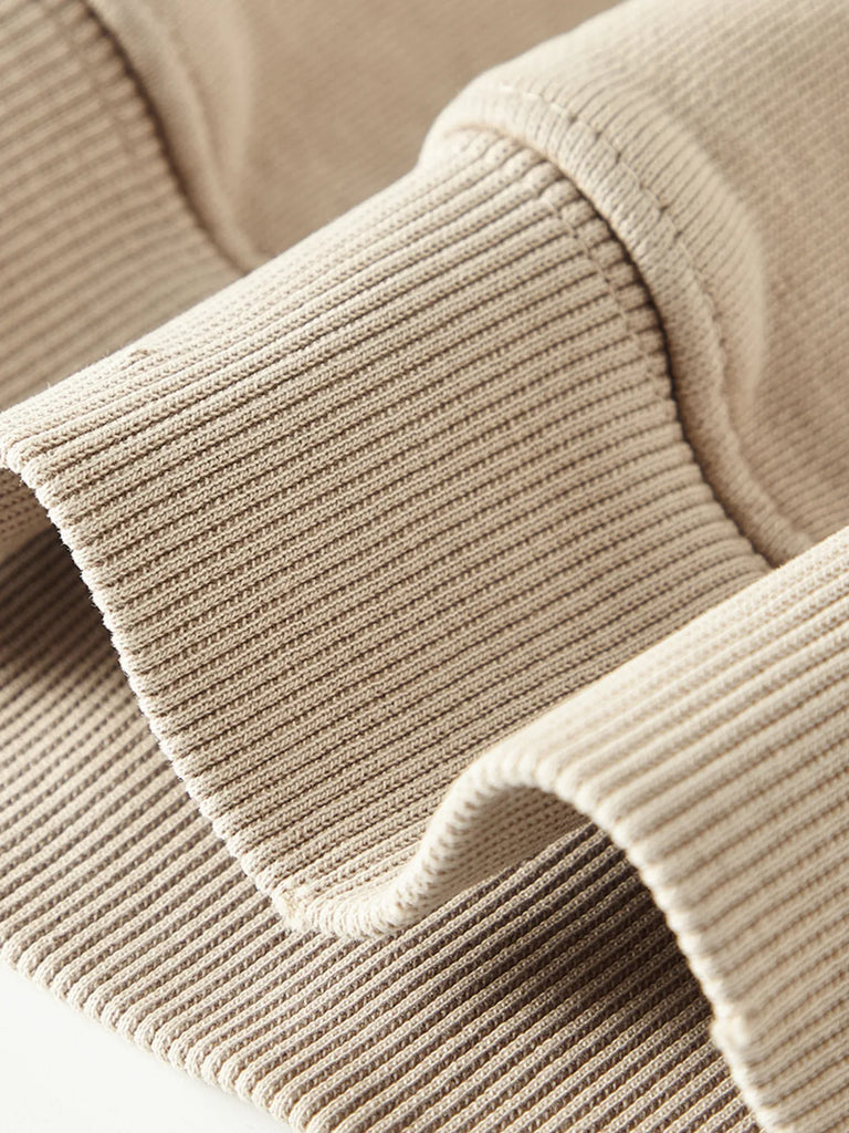 Men's Washed Quarter-Zip Hoodie with Kangaroo Pocket