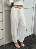 High-Waisted Pleated Wide-Leg Pants thumbnail 3