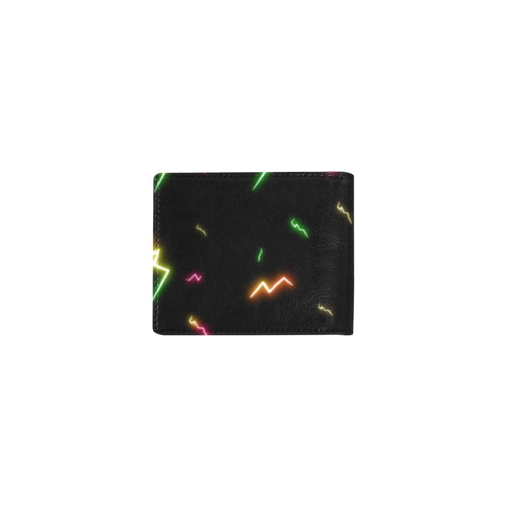 Neon Lightning Bifold Wallet