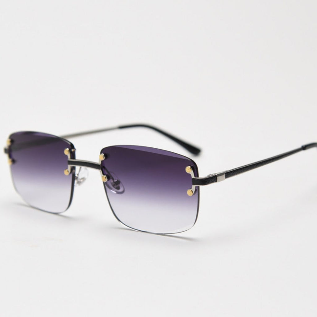 Rimless Gradient Tinted Sunglasses