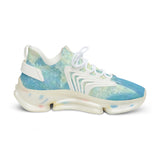 Mesh Sneakers — Aqua Tie-Dye Athletic Shoes for Men thumbnail 5