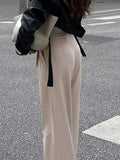 Wide-Leg Pants with Drawstring Waist thumbnail 4
