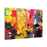 Abstract Color Splash Canvas Print - Vibrant Stretched Matte Wall Art thumbnail 86