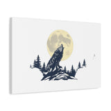 Howling Wolf Moon Matte Canvas Wall Art — Stretched 1.25" thumbnail 35