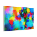 Abstract Rainbow Splash Matte Canvas Print thumbnail 38