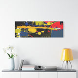 Abstract Color Splash Matte Canvas Print — Modern Stretched Wall Art thumbnail 81
