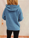Drawstring Long Sleeve  Hooded Sweater thumbnail 15