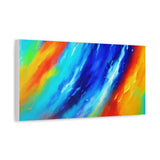 Abstract Rainbow Wave Matte Canvas Print — Vibrant Stretched Wall Art thumbnail 41
