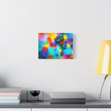 Abstract Rainbow Splash Matte Canvas Print thumbnail 30