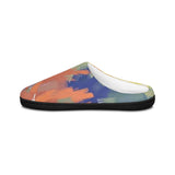 Abstract Brushstroke Women's Indoor Slippers — Cozy Colorful Home Shoes thumbnail 3