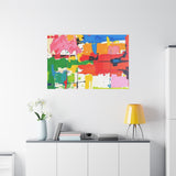 Abstract Color Splash Matte Canvas Print — Vibrant Modern Wall Art thumbnail 87