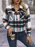 Plaid Button-Up Jacket thumbnail 8